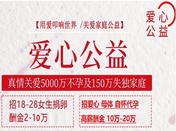右玉捐卵助孕生子 爱心志愿者招募